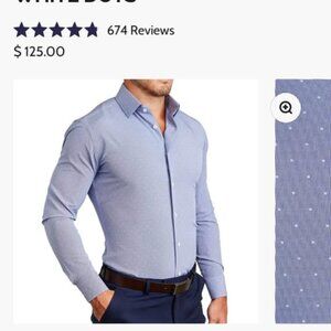 Men's Blue Dress Shirt